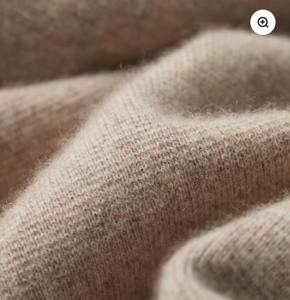 EXTRA-FINE MERINO WOOL ZIP POLO CARDIGAN