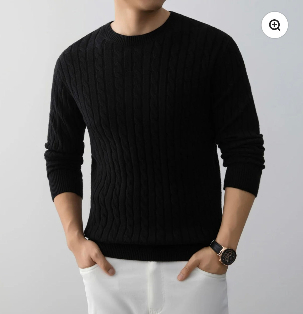 ST. Mortiz Cable Sweater