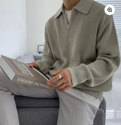 RASON ZIPPED SWEATER