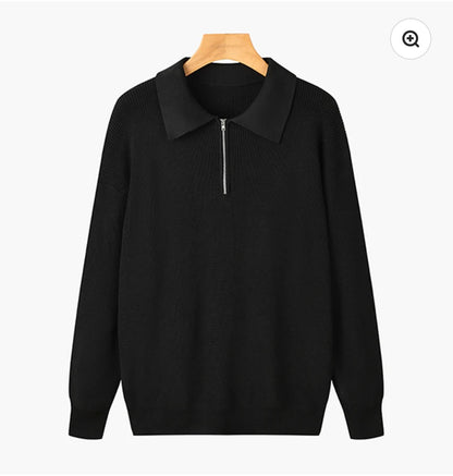 RASON ZIPPED SWEATER