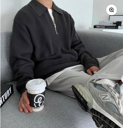 RASON ZIPPED SWEATER